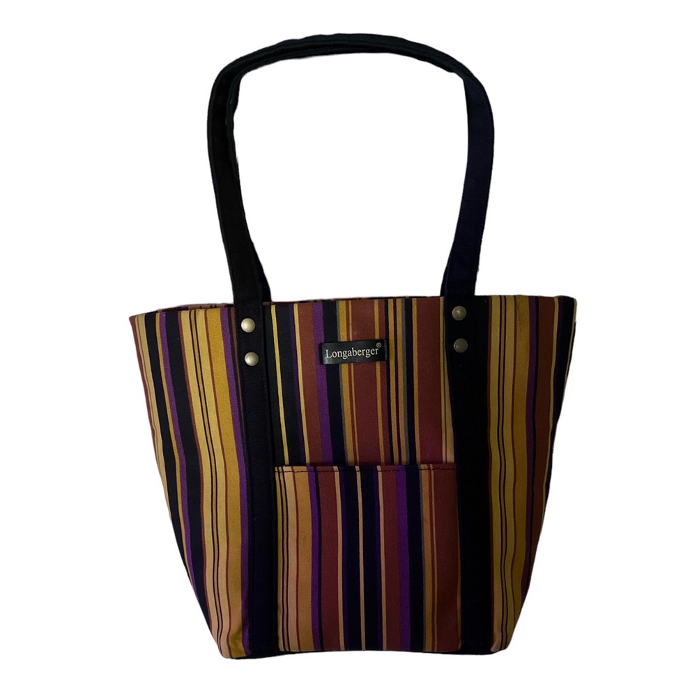 Longaberger Women’s Vintage Striped Handbag